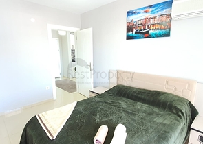 طابق مرتفع - غرفة نوم وصالة مفروشة -قريبة من البحر - مهموتلار / الانيا 