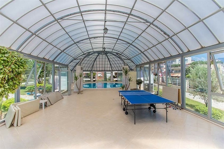 شقة عائلية مفروشة - ضمن مجمع يضم كافة الخدمات -منطقة جيكجلي المركزية / الانيا 