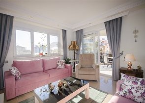 شقة عائلية مفروشة - ضمن مجمع يضم كافة الخدمات -منطقة جيكجلي المركزية / الانيا 