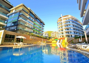 مجمع فاخر - شقة غرفة وصالة مفروشة -قريبة من البحر -كاجي جاك / الانيا 