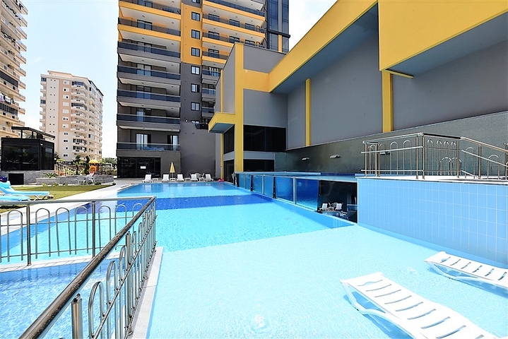 اطلالة بحر - شقة فاخرة - مجمع حديث - مهموتلار / الانيا 