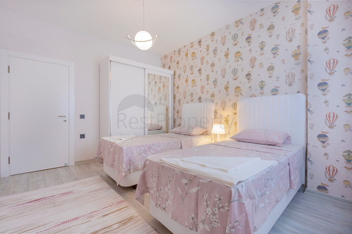 اطلالة بحر - شقة فاخرة - مجمع حديث - مهموتلار / الانيا 