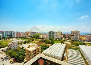 اطلالة بحر - شقة فاخرة - مجمع حديث - مهموتلار / الانيا 