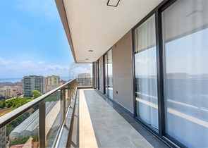 اطلالة بحر - شقة فاخرة - مجمع حديث - مهموتلار / الانيا 