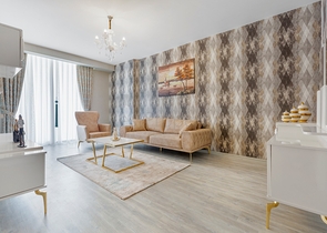 اطلالة بحر - شقة فاخرة - مجمع حديث - مهموتلار / الانيا 