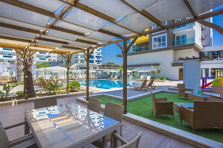 شقق مفروشة - ضمن مجمع حديث قريب من البحر - مهموتلار / الانيا 