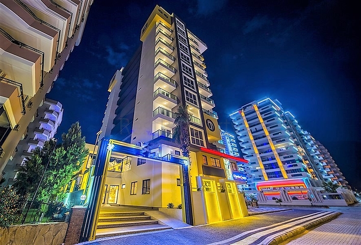 شقق مفروشة - ضمن مجمع حديث قريب من البحر - مهموتلار / الانيا 