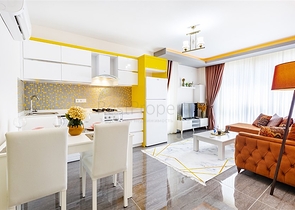 شقق مفروشة - ضمن مجمع حديث قريب من البحر - مهموتلار / الانيا 