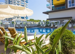 شقق مفروشة - ضمن مجمع حديث قريب من البحر - مهموتلار / الانيا 