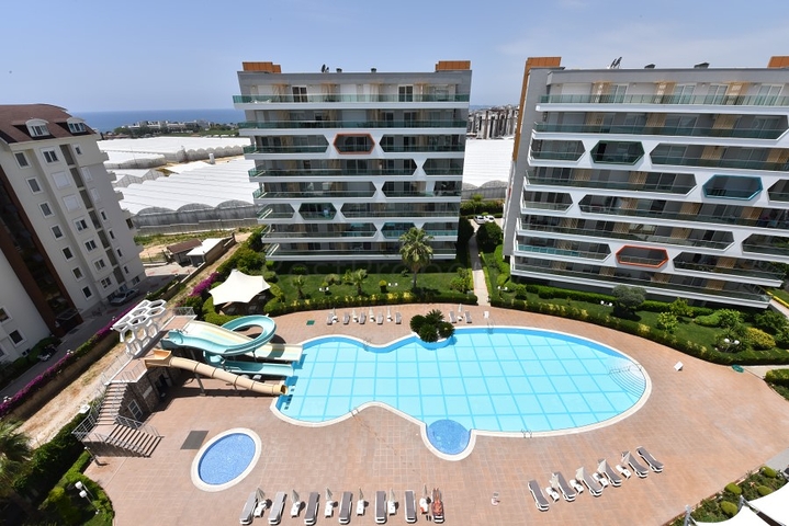 اطلالة بحر - دوبلكس ضمن مجمع فاخر - افسلار / الانيا 