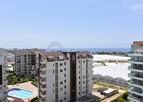 اطلالة بحر - دوبلكس ضمن مجمع فاخر - افسلار / الانيا 