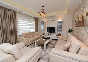 اطلالة بحر - دوبلكس ضمن مجمع فاخر - افسلار / الانيا 