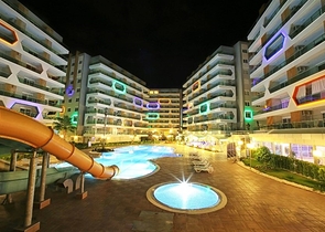 اطلالة بحر - دوبلكس ضمن مجمع فاخر - افسلار / الانيا 