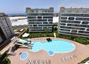 اطلالة بحر - دوبلكس ضمن مجمع فاخر - افسلار / الانيا 