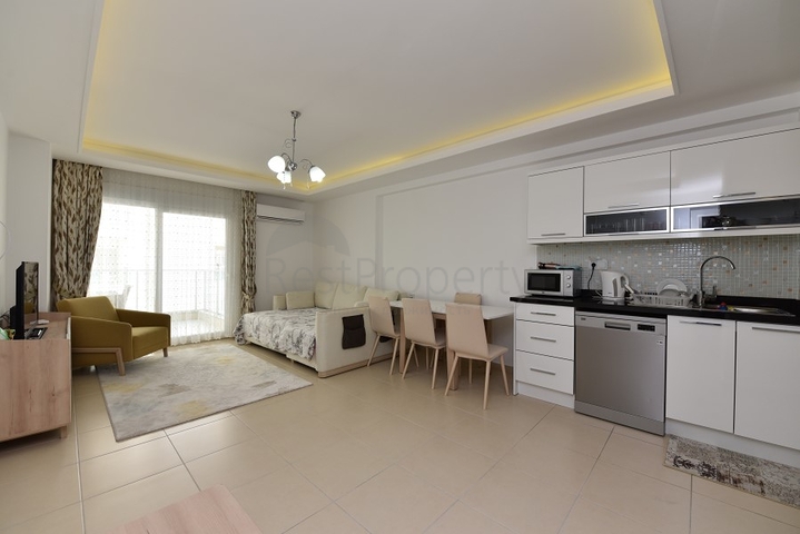 مجمع فاخر -شقة 1+1 - مفروشة - في منطقة افسلار / الانيا 