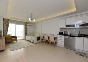 مجمع فاخر -شقة 1+1 - مفروشة - في منطقة افسلار / الانيا 