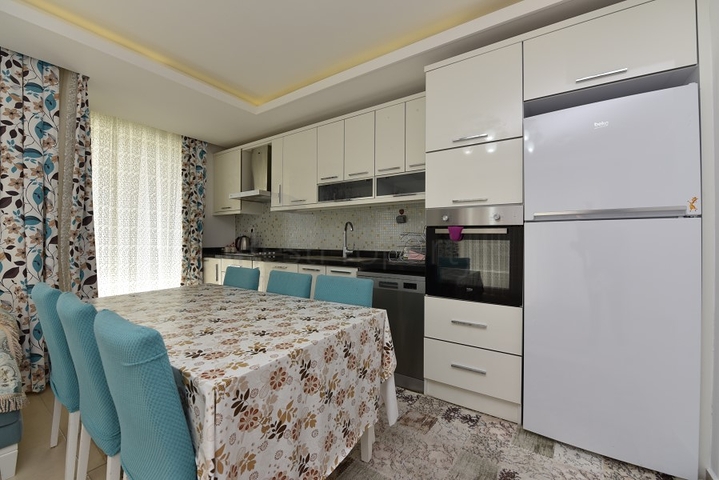 شقة عائلية مفروشة - ضمن مجمع 5 نجوم - افسلار / الانيا 