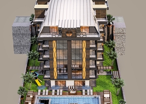 في مركز الانيا وعلى تلة مرتفعة - مجمع قيد الانشاء - بالاقساط 