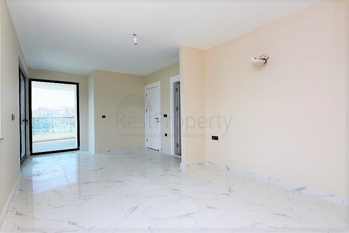 اطلالة بحر وجبل - شقة ضمن مجمع حديث - تصميم 1+2 -مهموتلار / الانيا 