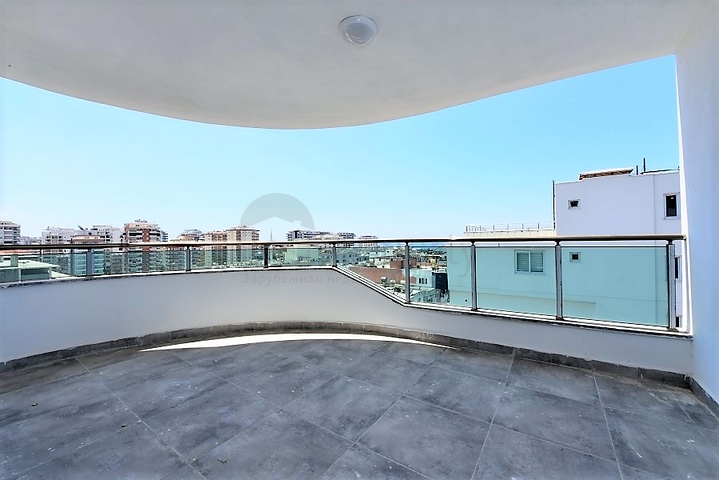 اطلالة بحر وجبل - شقة ضمن مجمع حديث - تصميم 1+2 -مهموتلار / الانيا 