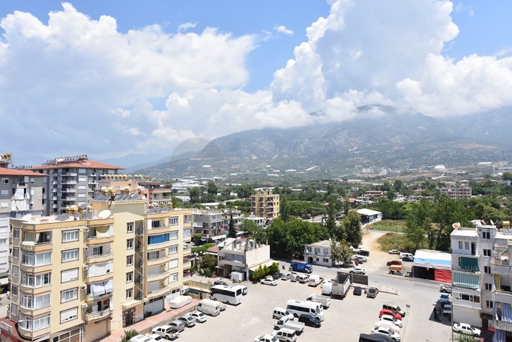 اطلالة بحر وجبل - شقة ضمن مجمع حديث - تصميم 1+2 -مهموتلار / الانيا 