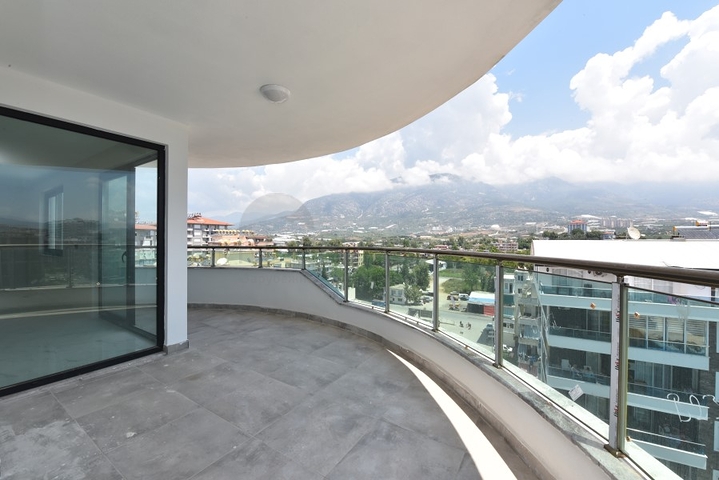 اطلالة بحر وجبل - شقة ضمن مجمع حديث - تصميم 1+2 -مهموتلار / الانيا 