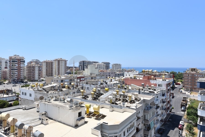 اطلالة بحر وجبل - شقة ضمن مجمع حديث - تصميم 1+2 -مهموتلار / الانيا 