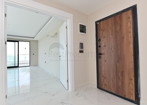 اطلالة بحر وجبل - شقة ضمن مجمع حديث - تصميم 1+2 -مهموتلار / الانيا 