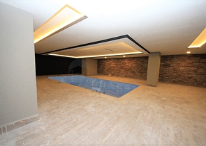 اطلالة بحر وجبل - شقة ضمن مجمع حديث - تصميم 1+2 -مهموتلار / الانيا 