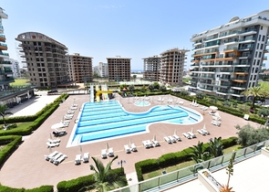 مجمع مميز بخدمات فاخرة -شقة مفروشة غرفة وصالة - في افسلار / الانيا 