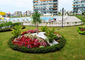 مجمع مميز بخدمات فاخرة -شقة مفروشة غرفة وصالة - في افسلار / الانيا 