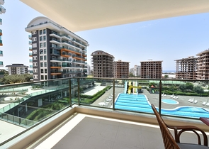 مجمع مميز بخدمات فاخرة -شقة مفروشة غرفة وصالة - في افسلار / الانيا 