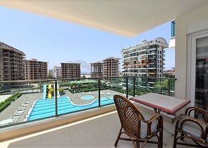 مجمع مميز بخدمات فاخرة -شقة مفروشة غرفة وصالة - في افسلار / الانيا 