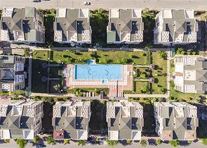 شقة واسعة 3 + 1 في مجمع 500 م على البحر في انطاليا