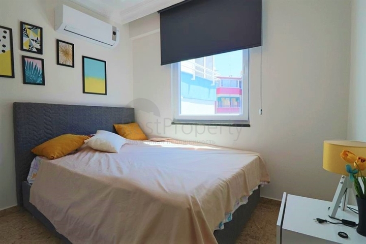 اطلالة مباشرة على البحر - شقة غرفتين وصالة مفروشة - مهموتلار / الانيا 