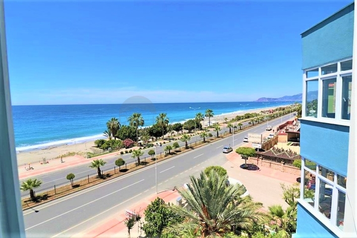 اطلالة مباشرة على البحر - شقة غرفتين وصالة مفروشة - مهموتلار / الانيا 