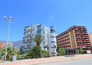 اطلالة مباشرة على البحر - شقة غرفتين وصالة مفروشة - مهموتلار / الانيا 