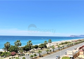 اطلالة مباشرة على البحر - شقة غرفتين وصالة مفروشة - مهموتلار / الانيا 