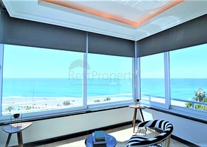 اطلالة مباشرة على البحر - شقة غرفتين وصالة مفروشة - مهموتلار / الانيا 