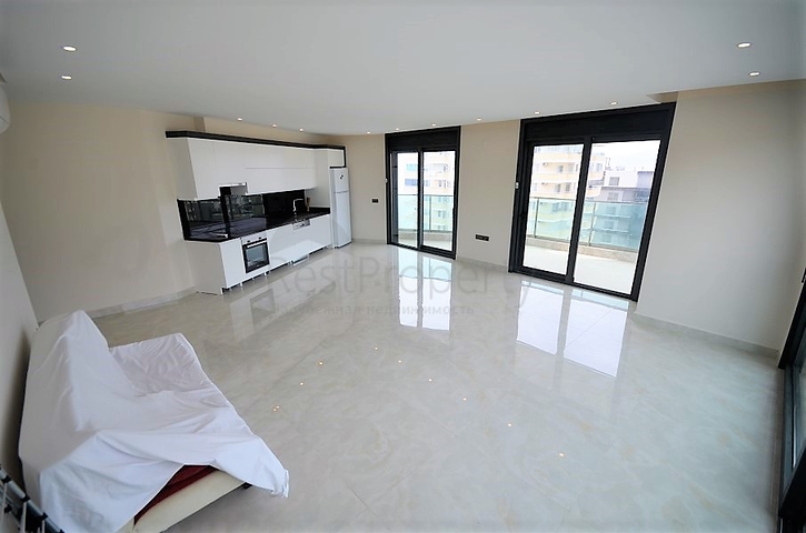 اطلالة بحر - مجمع فاخر - غرفتين وصالة - مهموتلار / الانيا 