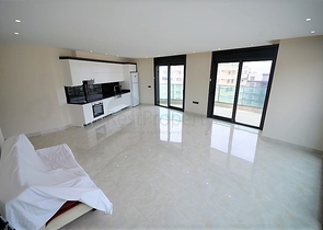 اطلالة بحر - مجمع فاخر - غرفتين وصالة - مهموتلار / الانيا 