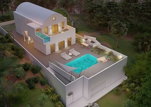 اطلالة بحر - فيلا مستقلة - غرب مدينة الانيا / افسلار