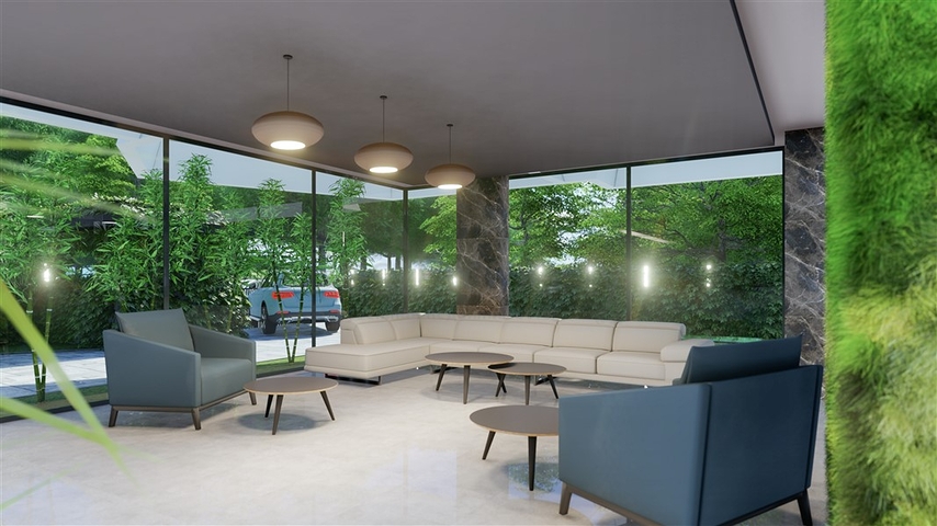 بالتقسيط - شقق بتصاميم متنوعة - مجمع قيد الانشاء - مهموتلار / الانيا 