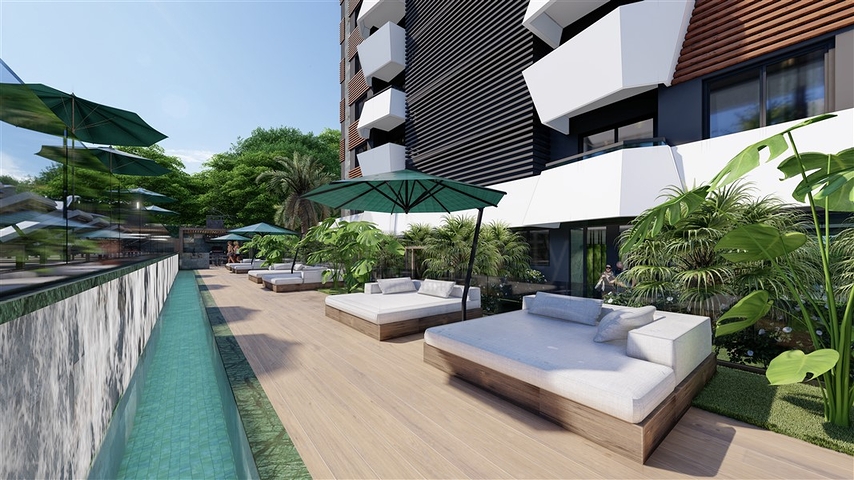 بالتقسيط - شقق بتصاميم متنوعة - مجمع قيد الانشاء - مهموتلار / الانيا 