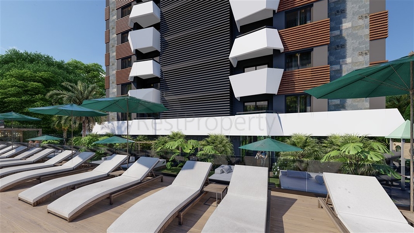 بالتقسيط - شقق بتصاميم متنوعة - مجمع قيد الانشاء - مهموتلار / الانيا 