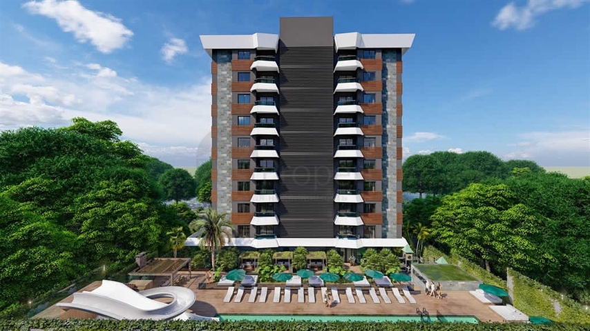 بالتقسيط - شقق بتصاميم متنوعة - مجمع قيد الانشاء - مهموتلار / الانيا 