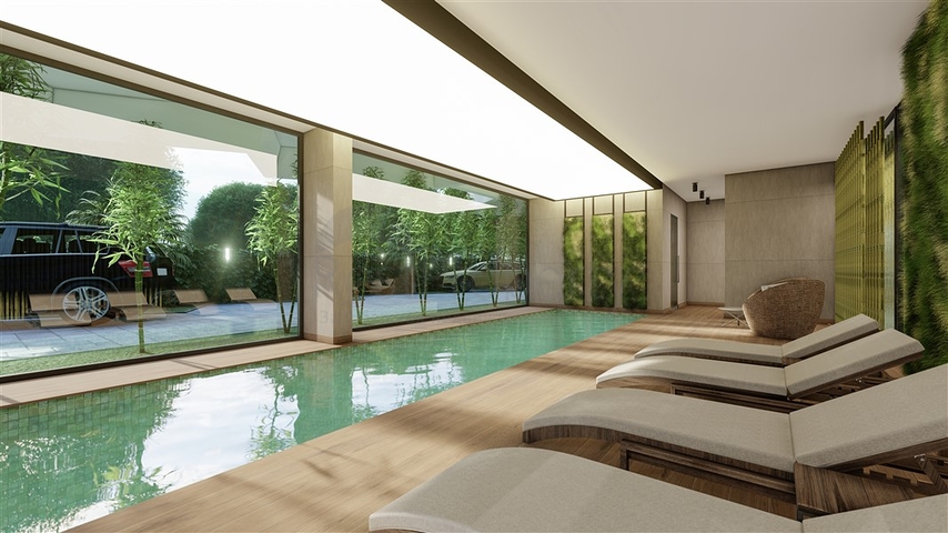 بالتقسيط - شقق بتصاميم متنوعة - مجمع قيد الانشاء - مهموتلار / الانيا 