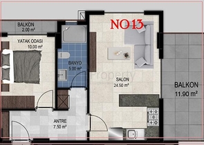 مجمع انيق - شقة مؤثثة - غرفة وصالة - في افسلار / الانيا 