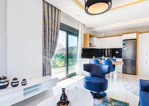 مجمع انيق - شقة مؤثثة - غرفة وصالة - في افسلار / الانيا 