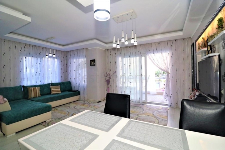 شقة غرفة وصالة - مفروشة - واسعة - ضمن مجمع - مهموتلار / الانيا 